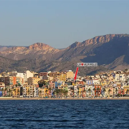 La Vila Feliz: Cozy Duplex with Sea Views in Fisherman's House Villajoyosa Exterior photo